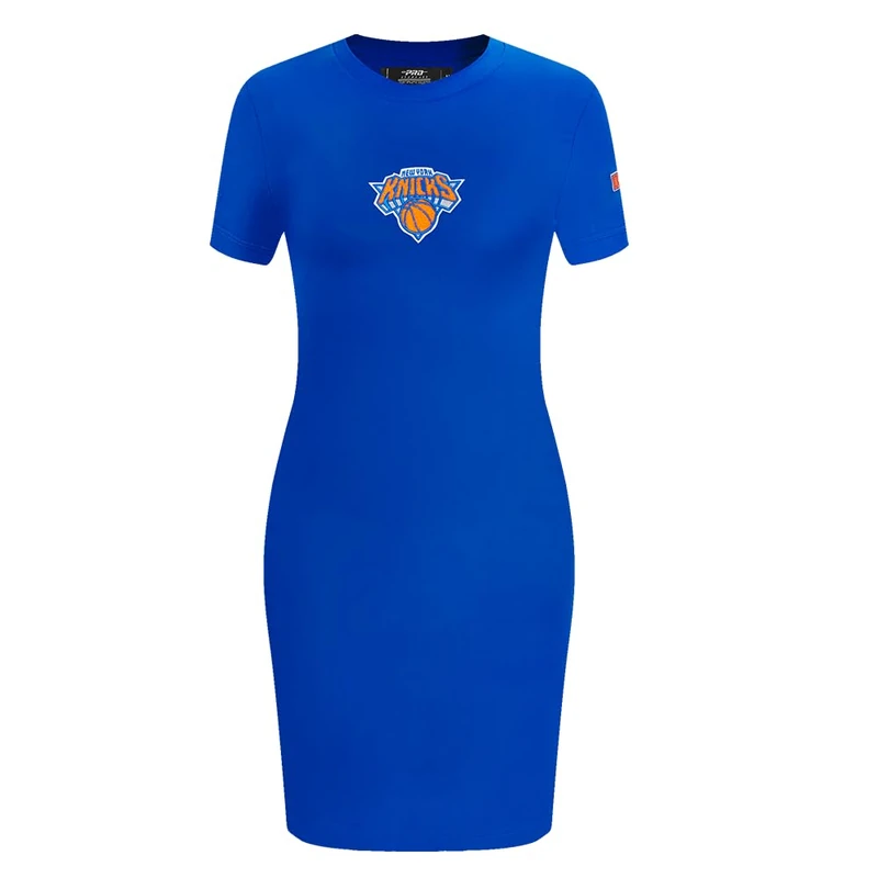 Pro Standard Womens NBA New York Knicks Classic Chenille Body Con Dress Royal Blue XL