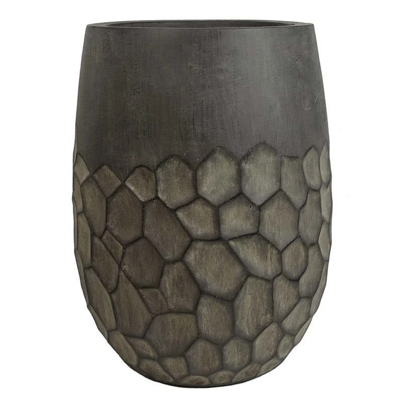 Leaf Large Plant Pots, 38cm Honeycomb Planter