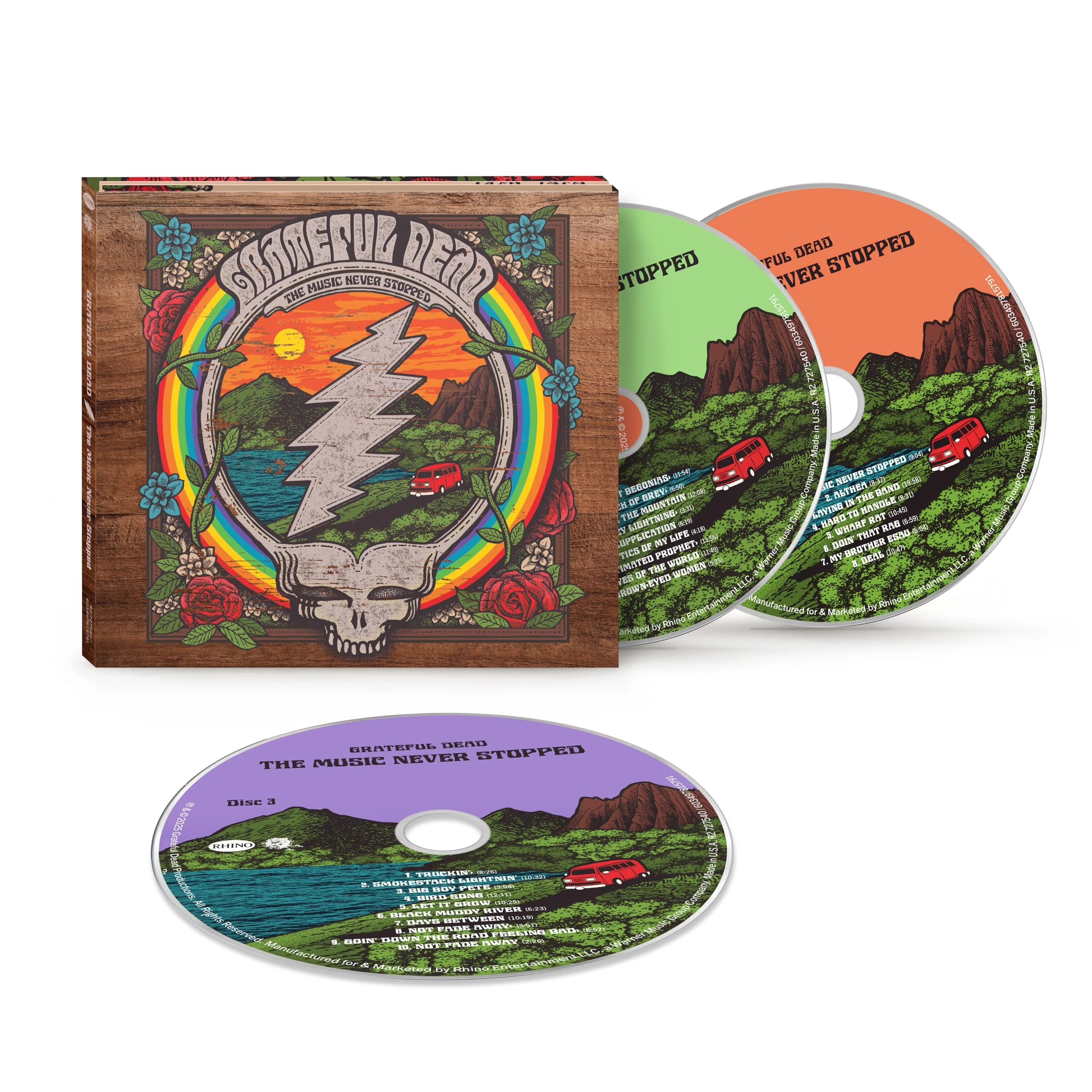 The Music Never Stopped (3CD Box Set)