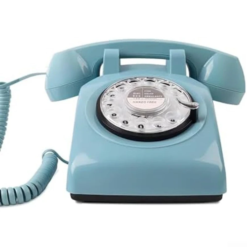 The Ideal Statement Piece A Vibrant Blue Rotary for DIAL Telephone That Adds Character to Any Setting