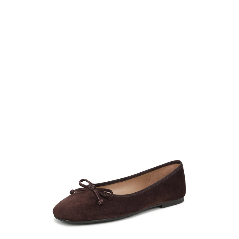Sam Edelman Womens Alie Flat Pumps Cafe Noir Brown UK 5 Medium Fit