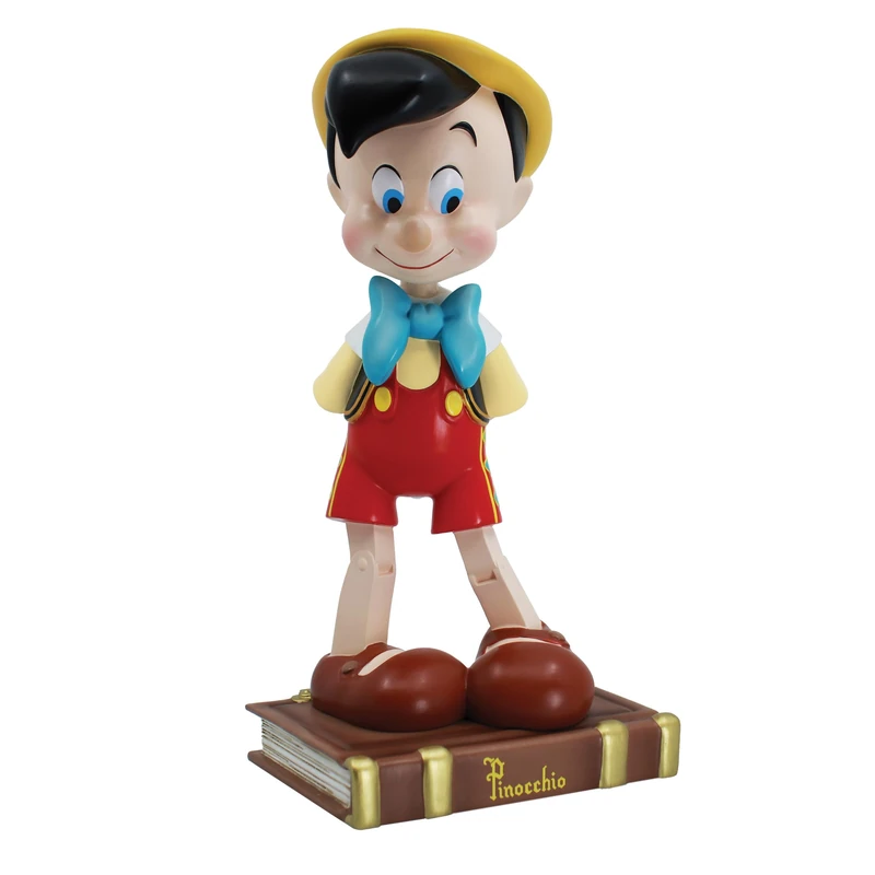 Enesco Disney Showcase Pinocchio Standing on Storybook 85th Anniversary Figurine, 9 Inch, Multicolor