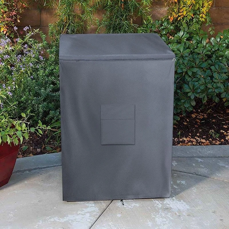 Oceanlend Fridge Cover - Waterproof, Elastic Hem & Buckles 71x58x86 cm
