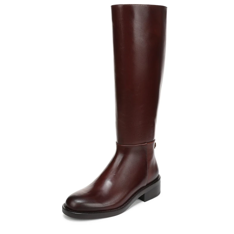Sam Edelman Women Milla Tall Boot Dark Brown 9 Uk Medium Fit
