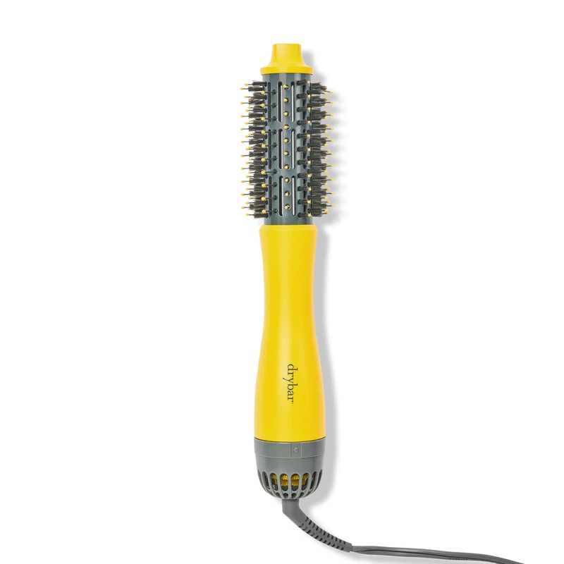 Drybar Half Shot Small Round Blow-Dryer Brush | 2.25-inch Precision Hot Air Brush for Detailed Curls and Waves| Less Frizz, More Shine and Smooth Blow-Dry with Ionic Technology | Ideal for Bangs