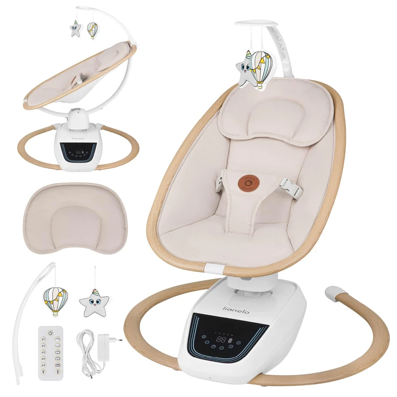 Lionelo Olivia 5-Motion Electric Baby Swing and Rocker Seat