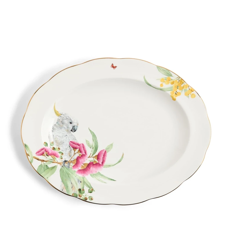 Royal Albert Miranda Kerr Australiana Serving Platter 33cm 13in WHT