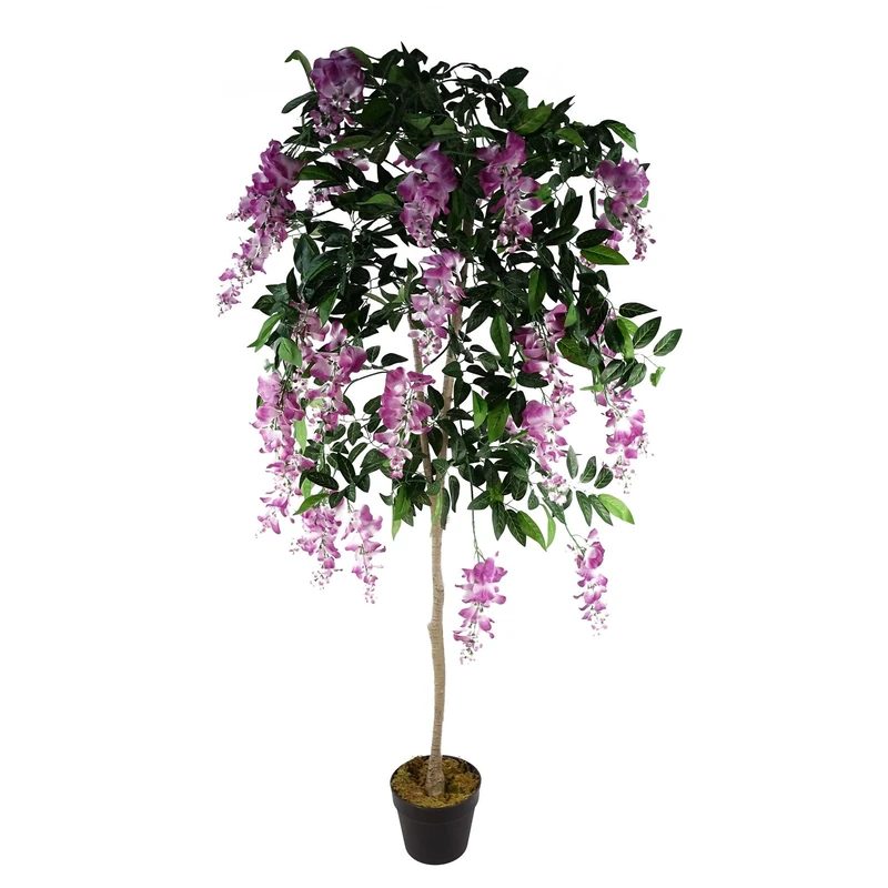 Leaf Luxury Flowering Artificial Trees, Pink, 150cm