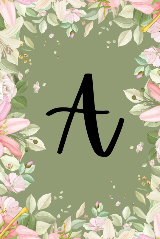 A LATTER NOTEBOOK: DESIGNED WITH BEAUTY FULL FLORAL PARTERN