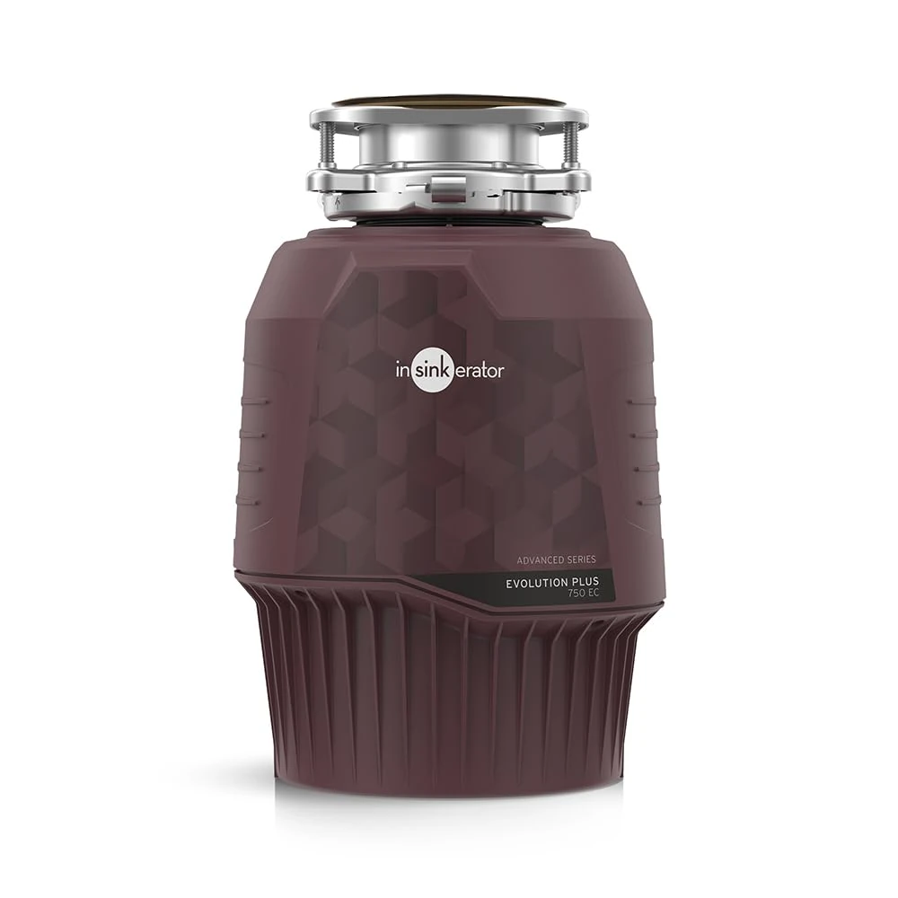 InSinkErator Evolution Plus 750 EC Food Waste Disposal Unit for Sink with Air Switch - Kitchen Sink Accessories and Gadgets - 20.9 x 20.9 x 31.2 cm