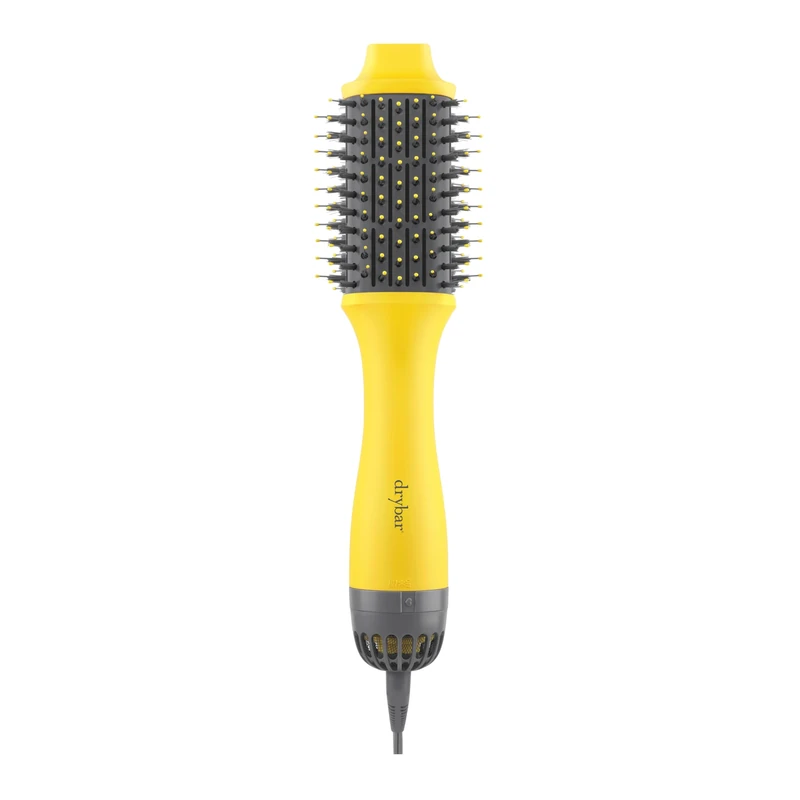 Drybar Double Shot Oval Blow-Dryer Brush | 2.4-inch Hot Air Brush For Voluminous Waves | Less Frizz, More Shine and Smooth Blow-Dry with Ionic Technology | 2-in-1 Hair Dryer and Styler
