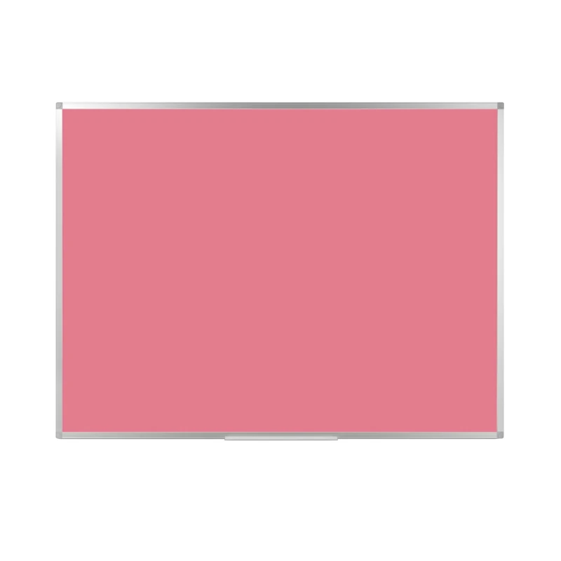 Bi-Office Ayda Magnetic Fuchsia Board, 90 x 60cm, Lacquered Steel Surface, Aluminium Frame