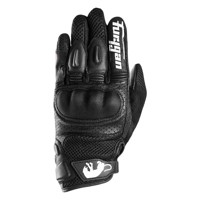Furygan TD12 EVO - Men's Motorcycle Gloves - 100% Leather Palm - Tactile - Comfort - Summer Gloves - Breathable & Light