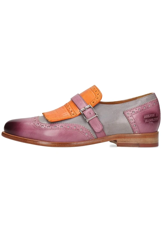 Melvin & Hamilton Women's Selina 2 Imola Opaline Pink Loafer Flat, Multicoloured, 3.5 UK