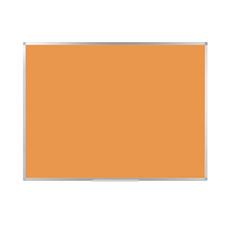 Bi-Office Ayda Magnetic Tangerine Board, 90 x 60cm, Lacquered Steel Surface, Aluminium Frame