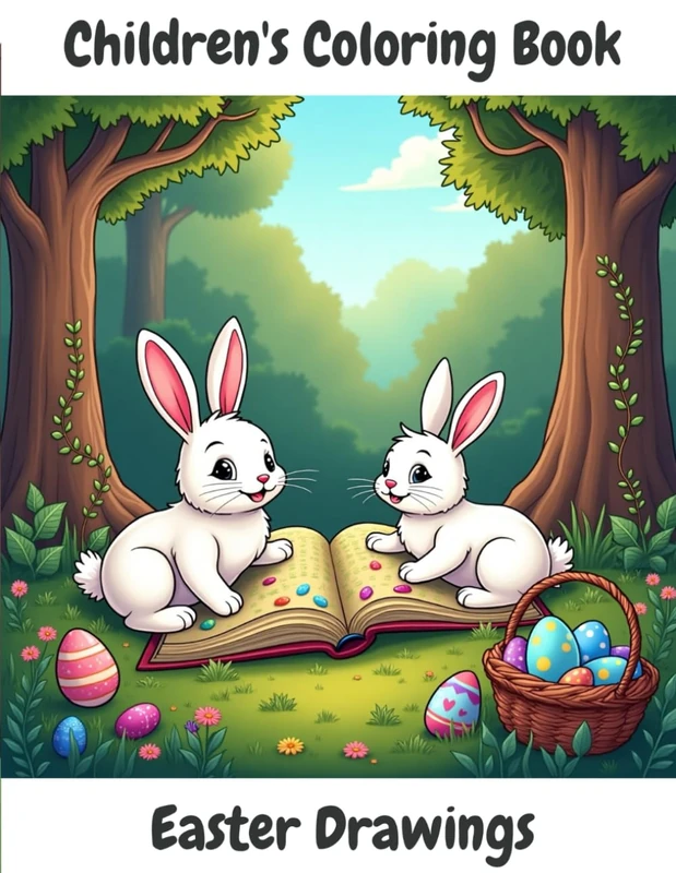 Easter Wonderland Coloring Book: 38 Enchanting Designs of Bunnies, Eggs, and Springtime Scenes for All Ages: Celebrate the Joy of Easter with Fun and Relaxing Coloring Pages