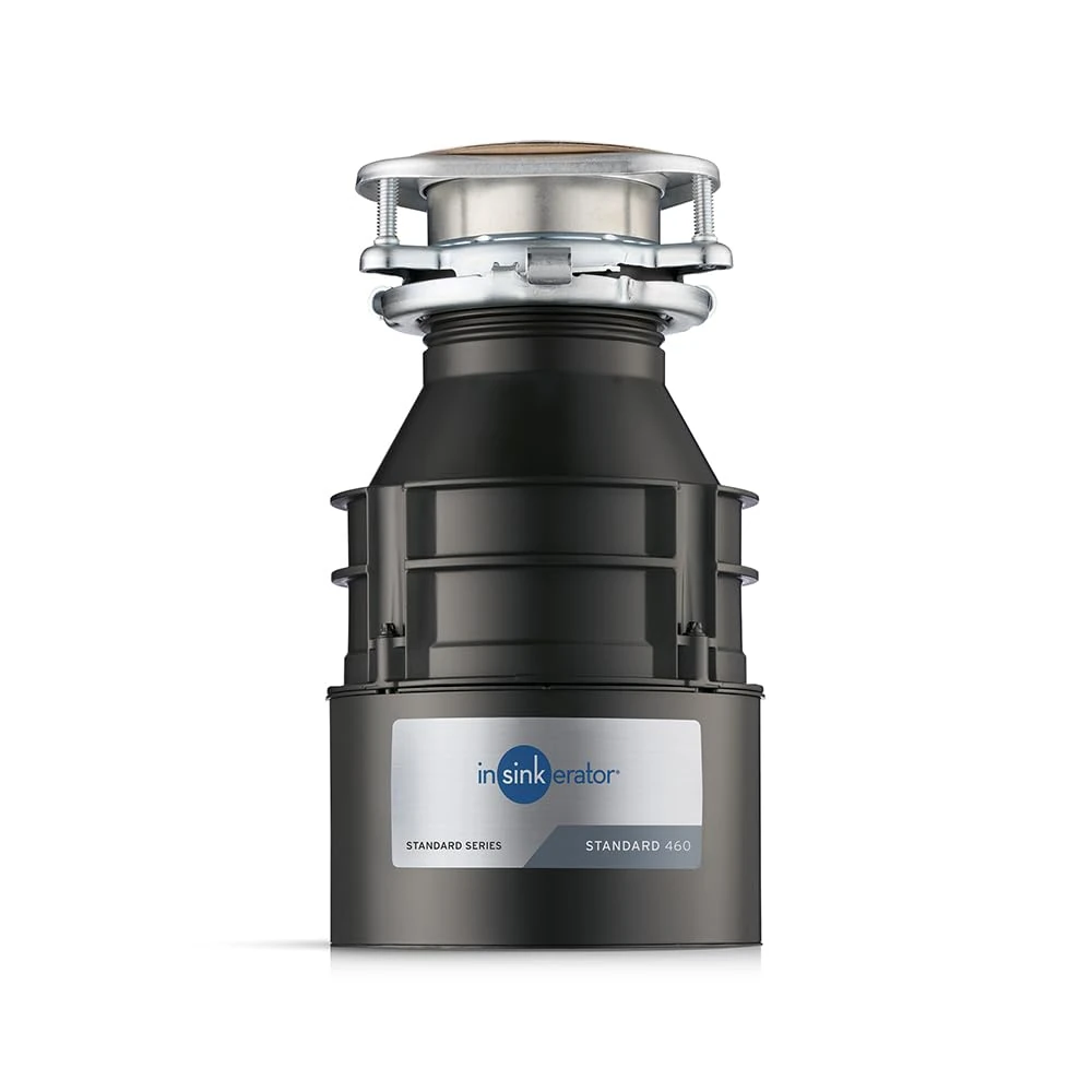 InSinkErator Standard 460 Food Waste Disposal Unit for Sink Use with Air Switch - Kitchen Sink Accessories and Gadgets - 17 x 17 x 31.2 cm - Black