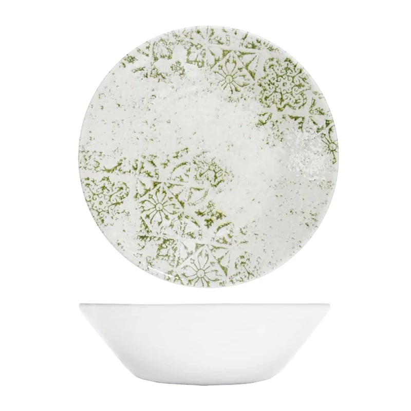 Queens By Churchill Algarve Grey Scollop Bowl 22cm - Pack of 6
