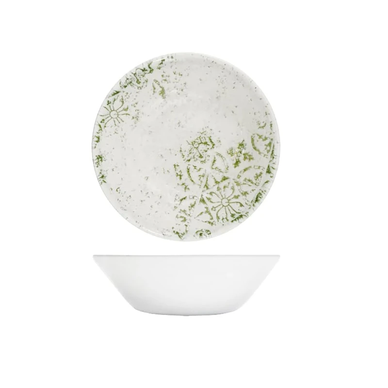 Queens By Churchill Algarve Grey Oatmeal Bowl 15cm - Pack of 6