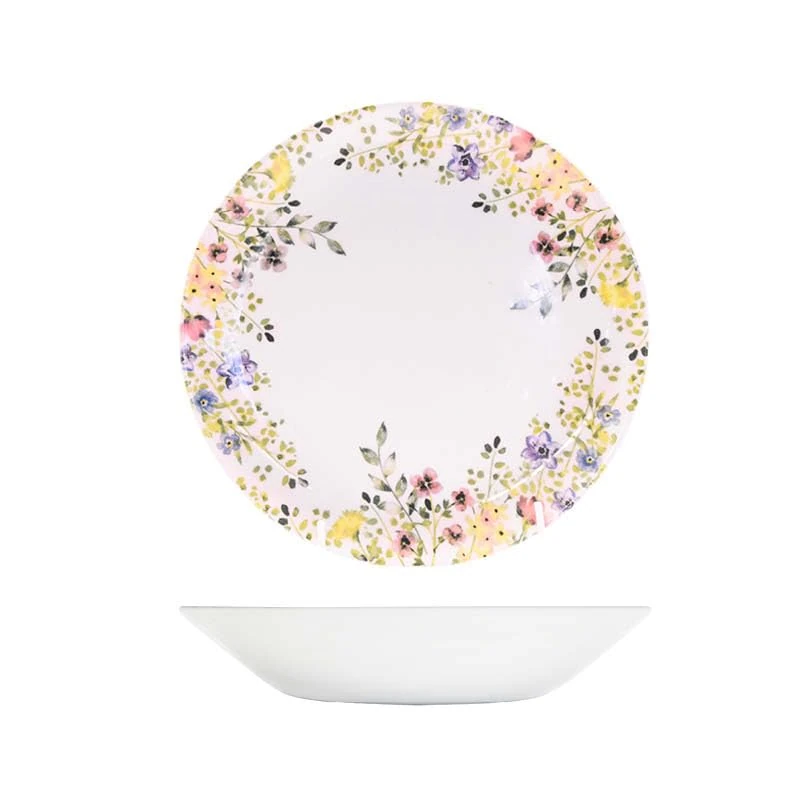 Queens By Churchill Wildflower Bloom Coupe Bowl 20cm - Pack of 6