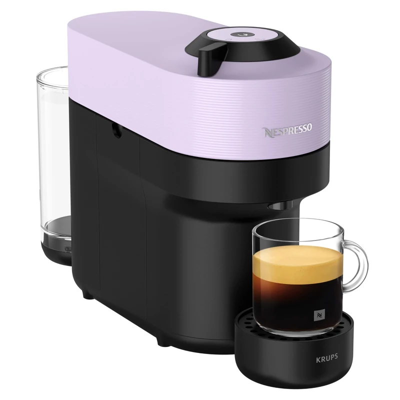 Nespresso Vertuo Pop Coffee Pod Machine by Krups, Compact, Starter Set Included, XN9206G0, Lilac