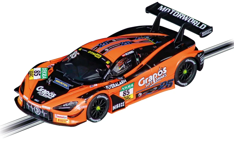 Carrera Evolution 20027829 McLaren 720S GT3 Dörr Motorsport, No.85 DTM 2024 I 1:32 Scale Slot Car I With Working Front & Rear Lights I Suitable For Ages 8 Years+