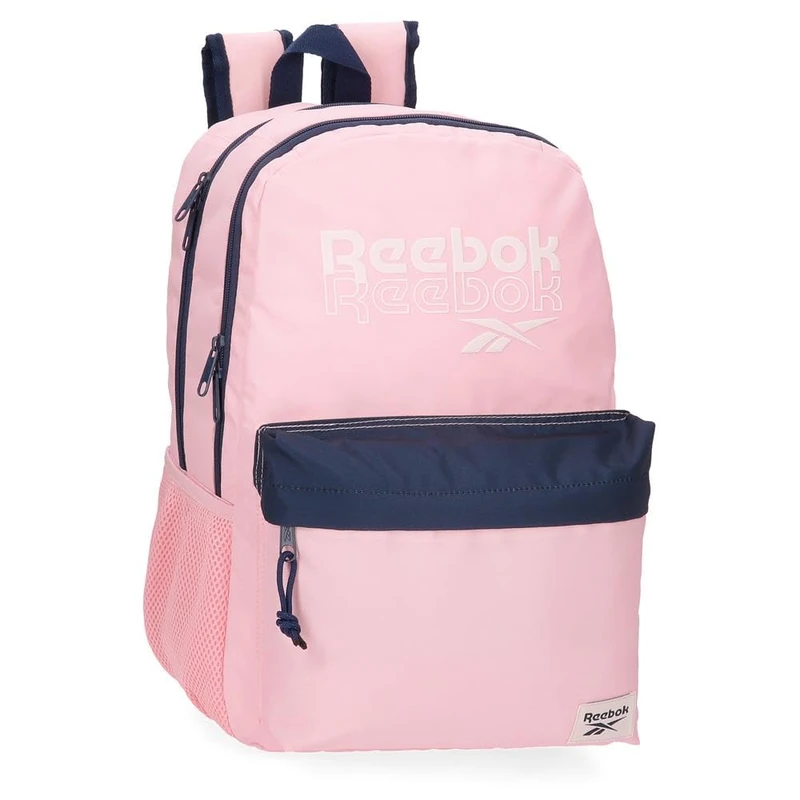 Reebok Sidney School Backpack for 15.6-Inch Laptop, Adaptable to Trolly, Pink, 31 x 44 x 15 cm, Polyester by Joumma Bags