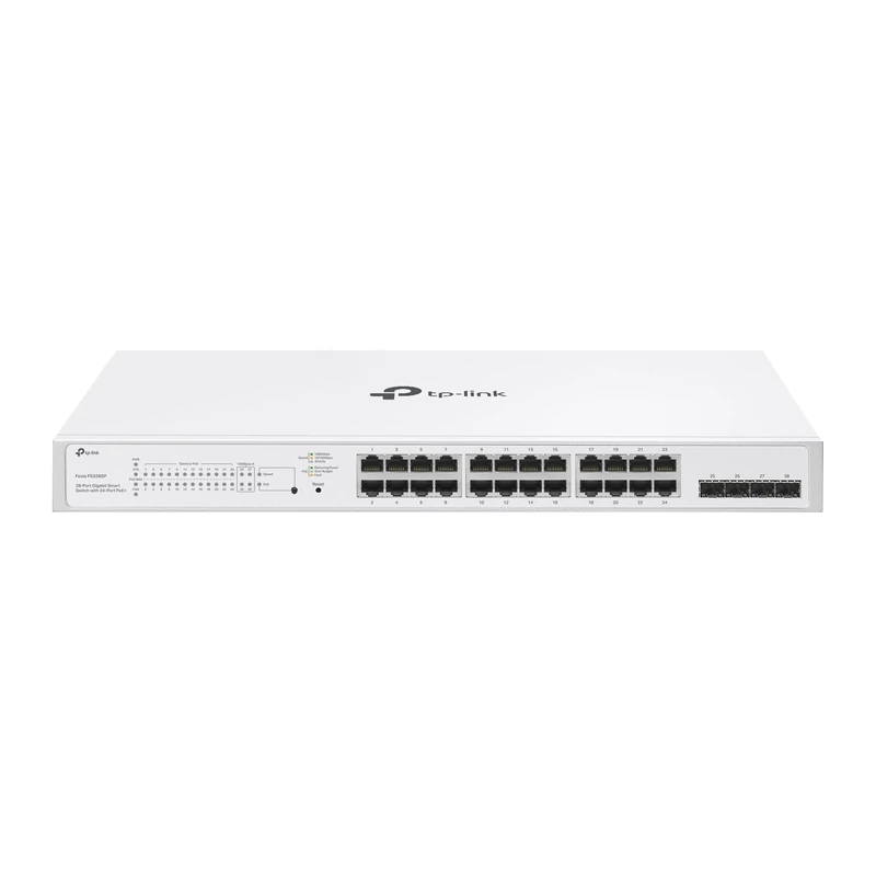 TP-Link Festa FS328GP 28-Port Gigabit PoE plus Switch, 24 PoE, 250W, Cloud Management, Optimal for Large Networks, QoS, Security and Ease of Use