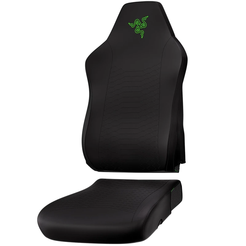Razer Gaming Chair Sleeves Made for the Razer Iskur V2 X - Black/Green