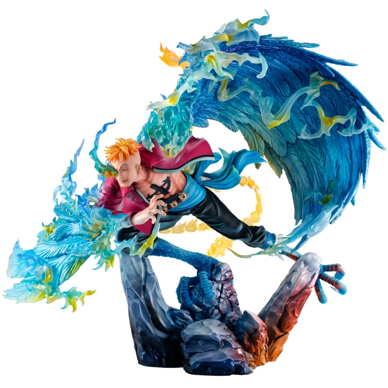 Megahouse - One Piece - MAS-Maximum - Marco The Phoenix Leader of 1st Group of Whitebeard Pirates, Portrait of Pirates Collectible Statue