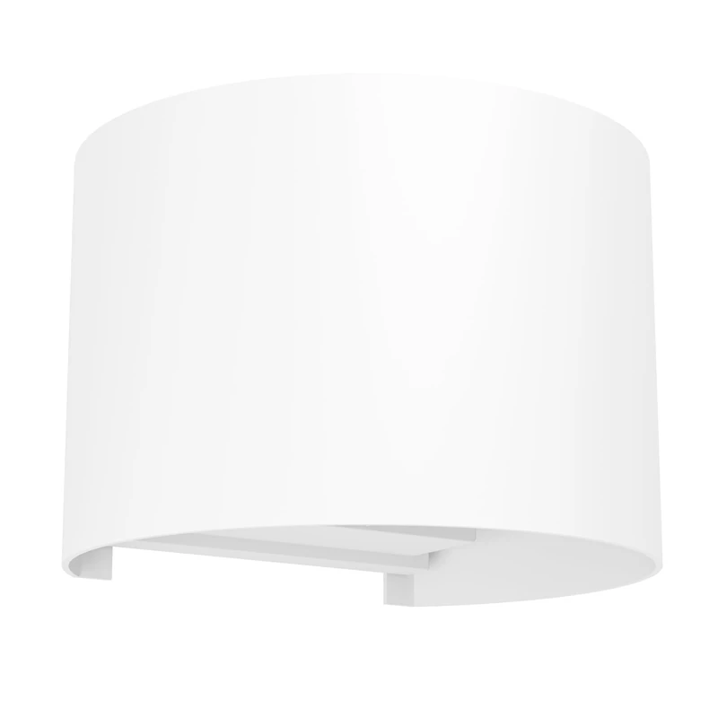 Eglo LED Outdoor Light Calpino 3, Wall Lamp for Outdoors with Uplight and Downlight, Aluminium Exterior Lighting in White, Warm White Lamp, IP54