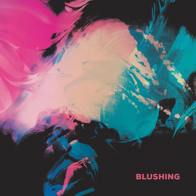 Kanine Records Blushing Self-Titled Debut LP - Blue Vinyl - Image 1