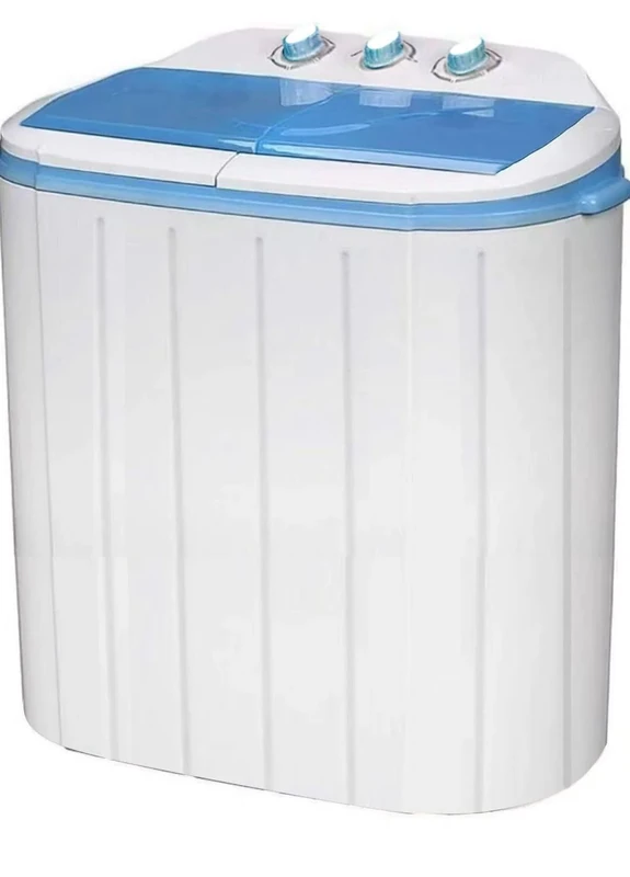 Portable Twin Tub Washing Machine and Dryer 5 KG (3 KG Wash 2 KG Dryer) Electric Mini Washer RV Travel Camping Dry Cycle Dryer Combo New