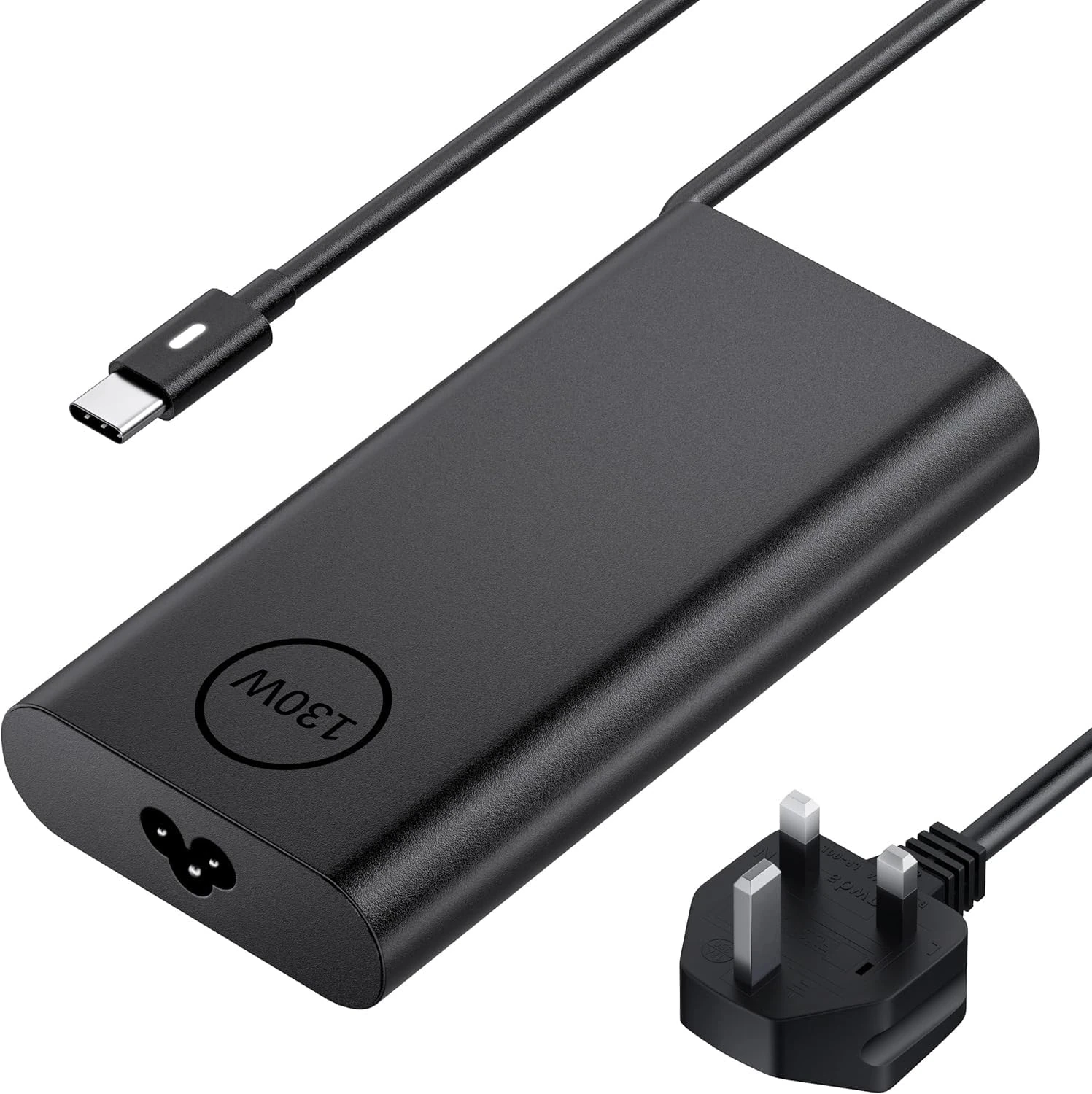 130W USB C Laptop Charger for Dell XPS 15 2in1 9575 9500 9510 9520 9530 17 9700 9710 9720 9730 Precision 5530 2in1 5550 5560 5570 5750 5760 5770 3560 3550 3551 Latitude 7410 9410 5420 5520 Power Cable