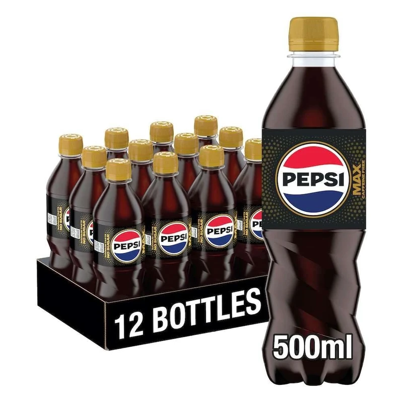 Pepsi Max Caffeine Free 500ml (Pack of 12)