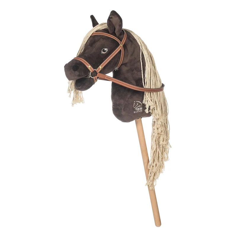 HKM Kids Mini Hobby Horse Dark Brown One Size