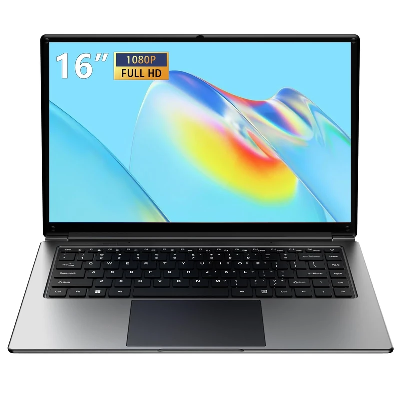 laptop 16-inch , 8GB DDR 128GB SSD portable laptop, expandable to 1TB,Pentium quad-core CPU up to 2.64 GHz,9000mAh battery,Mini HDMI interface,USB3.0 interface,dual-band WiFi,webcam,slim lapto