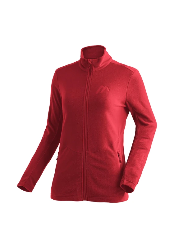Maier Sports Denise Jacket W Women's Midlayer, Easy-Care Fleece Jacket with 2 Zip Pockets, Regular Fit