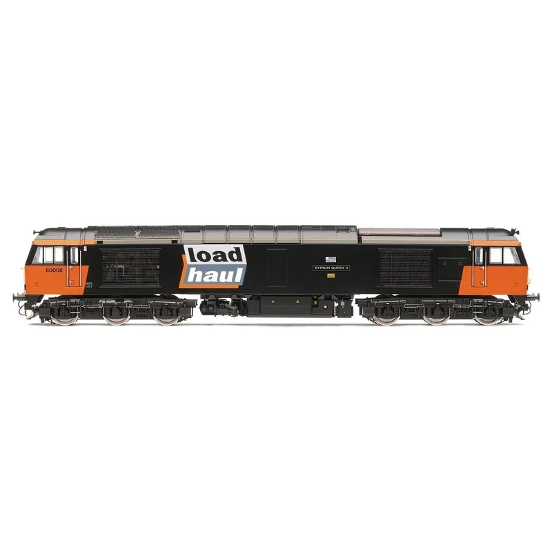 Hornby R30354TXS Loadhaul Class 60 Co-Co 60008 Gypsum Queen II - Sound Fitted - Era 9 Diesel Locomotive, Black