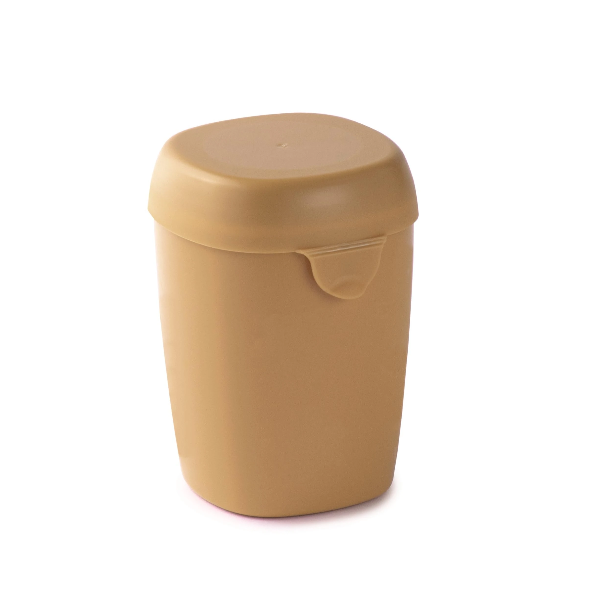 Snips Refrigerated Yogurt Container, Snack and Baby Food Holder, 0.5 L, 10 x 9 x 13 cm, Color Mustard, Lid with Safety Lock, Made in Italy