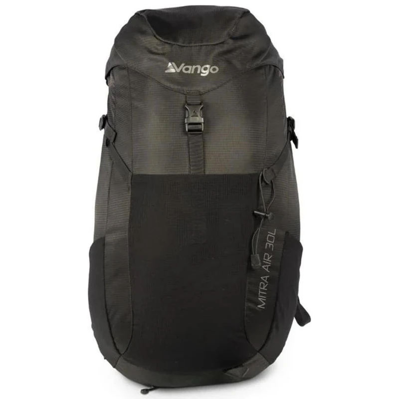 Vango Mitra Air 30L Rucksack with Mesh Pockets Hydration Compatible Backpack, Comfortable Breathable Back System and Waterproof Rain Cover - Daysac for Travelling, Hiking, Camping