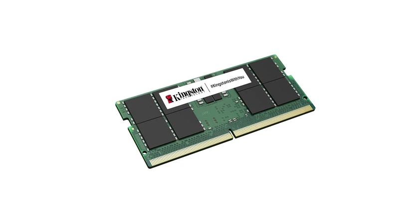 Kingston ValueRAM 16GB 6400MT/s DDR5 Non-ECC CL52 CSODIMM 1Rx8 Laptop Memory - KVR64V52BS8-16