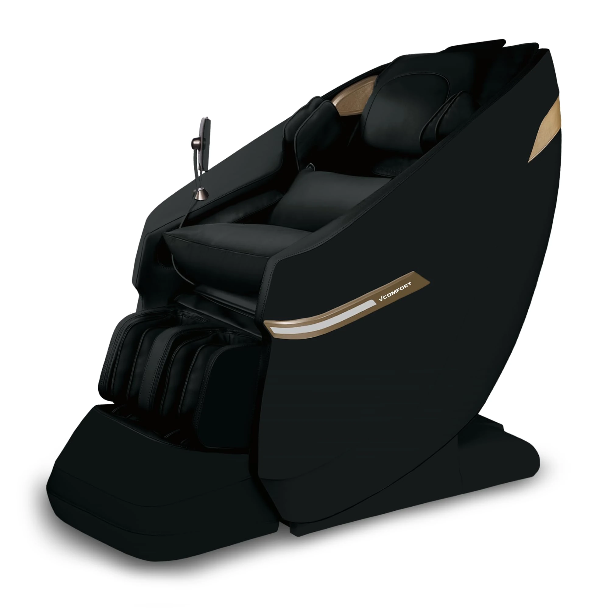 vComfort MeDiFit Pro Massage Chair – Full-Body Shiatsu, Kneading, Rocking & Air Compression | Heat Therapy, Zero Gravity, Voice Control | 22 Auto Programs | 2025 Enhanced Edition (Black)