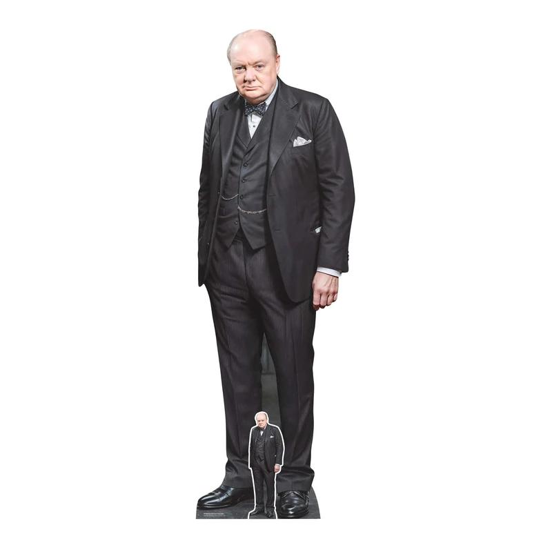 Star Cutouts SC4609 Sir Winston Churchill Cardboard Cut Out Height 169cm - Ideal for British Theme, Parties, National Celebrations & VE Day Decorations
