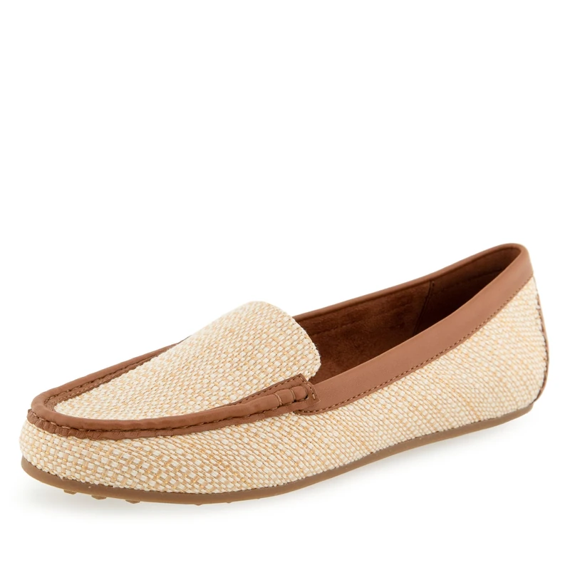 Aerosoles Women's Over Drive Loafer, Natural Raffia, 5.5 UK