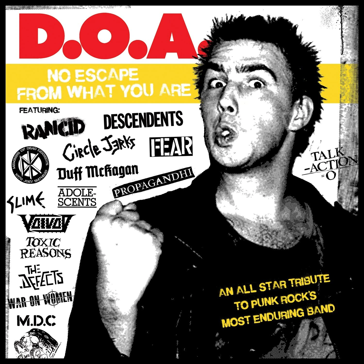 D.O.A. - No Escape From What You Are-Orange Vinyl [VINYL]