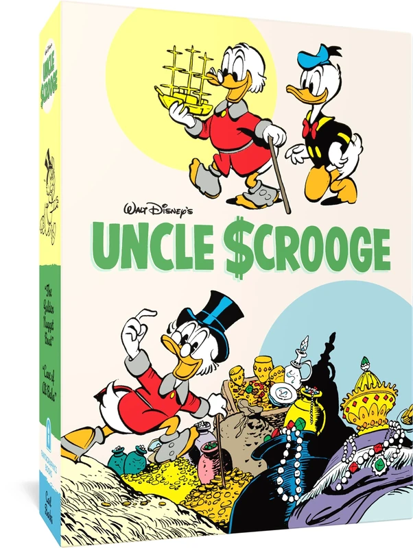 Walt Disney's Uncle Scrooge Gift Box Set the Golden Nugget Boat & Cave of Ali Baba: Vols. 26 & 28 (Complete Carl Barks Disney Library)