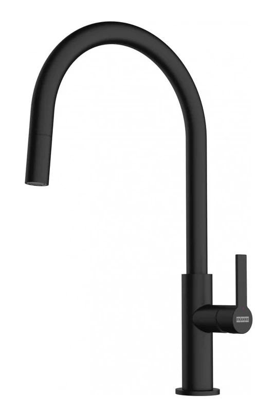 Franke Maris Slim J Matte Black Kitchen Tap with Pull-Down Spout 115.0728.389