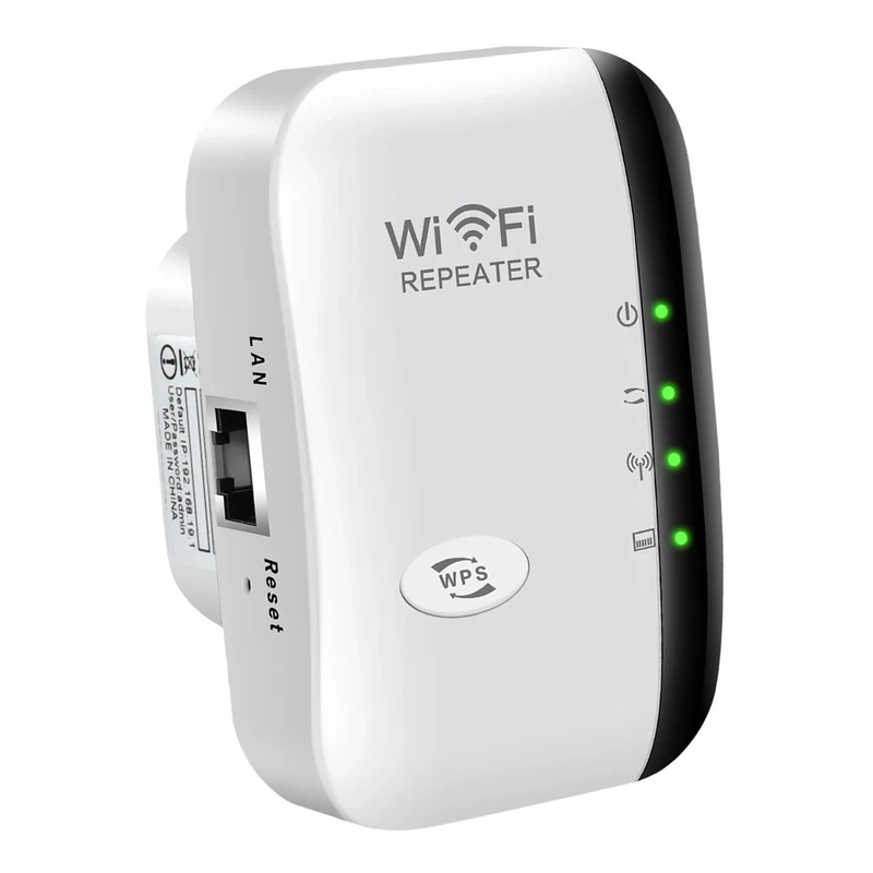 GCNWW 2025 WiFi Extender Booster for Home, WiFi Extender Coverage Up to 3000 Sq.Ft and 45 Devices, Internet Booster with Ethernet Port-Quick Setup, Home Wireless Signal Booster