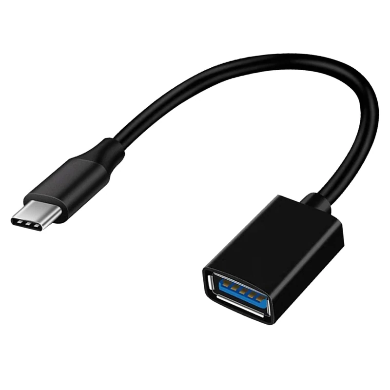 1 Pcs USB-C to USB 3.1 Adapter,High-Speed USB C OTG Male to USB Female Cable Converter Compatible with Phones (iPhone 16/15,Samsung),Laptops,Tablets and more Type C Devices